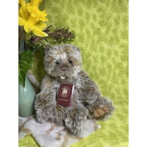 Charlie Bears "CHATTERBOX" Teddy Bear Isabelle Lee W/Tag Secret Collection 2018
